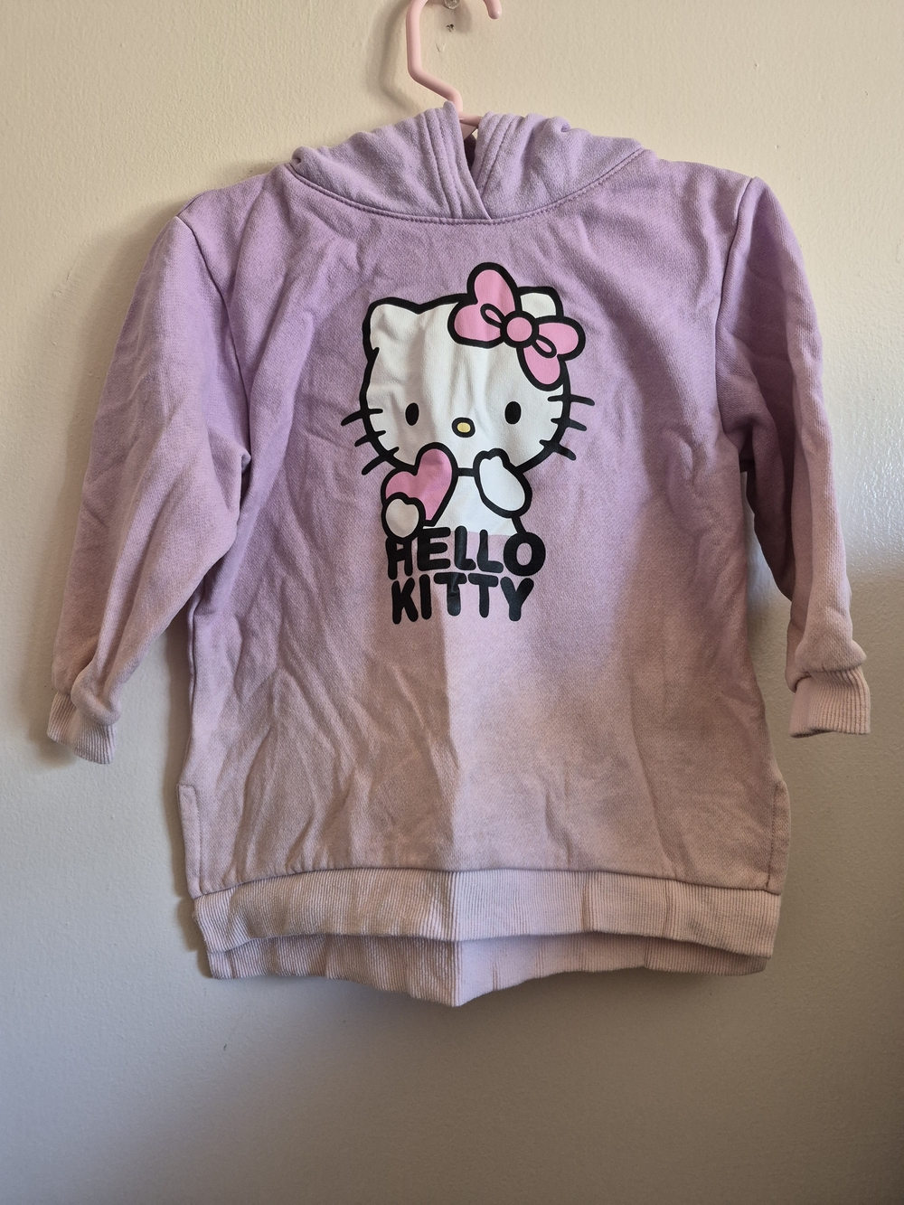 H&M Lavender Hello Kitty Hoodie with Pink Accents